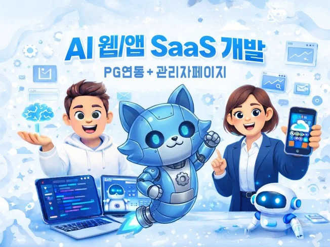 AI 웹 앱 SaaS 맞춤 제작